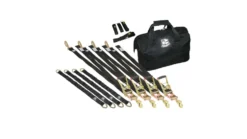 Bulldog Winch 13pc Ratcheting Tie-Down Strap Set
