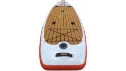 Glide Angler Inflatable Paddle Board -Deals Aqua Kayaks Store opplanet glide angler inflatable paddle board white brown red 11ft x 36in x 6in o2 angl av 6