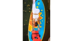 Glide Lotus Inflatable Paddle Board -Deals Aqua Kayaks Store opplanet glide lotus inflatable paddle board blue orange yellow 10ft x 35in x 6in o2 ltus av 7