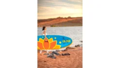 Glide Lotus Inflatable Paddle Board -Deals Aqua Kayaks Store opplanet glide lotus inflatable paddle board blue orange yellow 10ft x 35in x 6in o2 ltus av 9