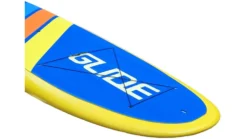 Glide Retro Inflatable Paddle Board -Deals Aqua Kayaks Store opplanet glide retro inflatable paddle board blue yellow 10ft 6 x 33in x 6in o2 ret bl av 2