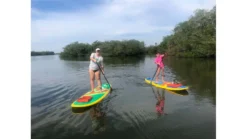 Glide Retro Inflatable Paddle Board -Deals Aqua Kayaks Store opplanet glide retro inflatable paddle board blue yellow 10ft 6 x 33in x 6in o2 ret bl av 5