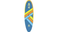 Glide Retro Inflatable Paddle Board -Deals Aqua Kayaks Store opplanet glide retro inflatable paddle board blue yellow 10ft 6 x 33in x 6in o2 ret bl main
