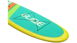 Glide Retro Inflatable Paddle Board -Deals Aqua Kayaks Store opplanet glide retro inflatable paddle board green yellow 10ft 6 x 33in x 6in o2 ret gr av 2
