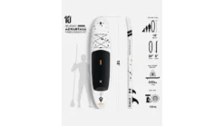 HURLEY Advantage Inflatable Paddle Board Set -Deals Aqua Kayaks Store opplanet hurley advantage inflatable paddle board set 10ft terrazo hur 005 av 1