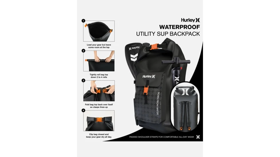 HURLEY PhantomTour Inflatable Paddle Board Set 9 HURLEY PhantomTour Inflatable Paddle Board Set - Image 9