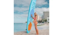 InQRACER Inflatable Stand Up Paddle Board W/Free Premium SUP Accessories & Backpack -Deals Aqua Kayaks Store opplanet inqracer inflatable stand up paddle board w free premium sup accessories backpack blue medium iqr sup g usage 2