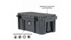 Overland Vehicle Systems D.B.S. Dry Box -Deals Aqua Kayaks Store opplanet overland vehicle systems d b s dry box w wheels drain and bottle opener dark grey 95 qt 40100011 av 1