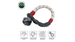 Overland Vehicle Systems Soft Shackle -Deals Aqua Kayaks Store opplanet overland vehicle systems soft shackle 7 16in 41000 lbs w loop abrassive sleeve white red 23 in 19129903 av 4