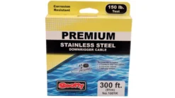 Scotty 1000K Premium SS Downrigger Cable W/Terminal Kit -Deals Aqua Kayaks Store opplanet scotty premium ss downrigger cable w terminal kit 300ft spool 1001k